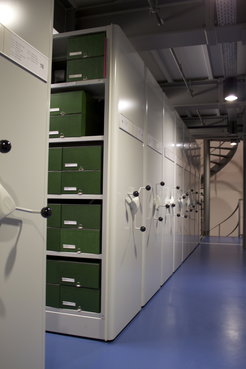Magaziniertes Archivgut