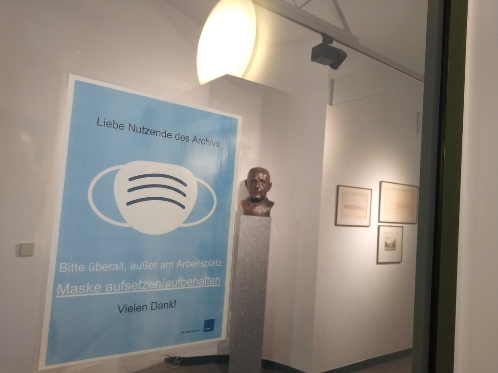 Archivarbeit unter Pandemiebedingungen